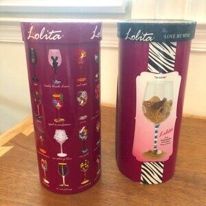 Pair of Lolita Wine Glasses - Bikini + Seaside